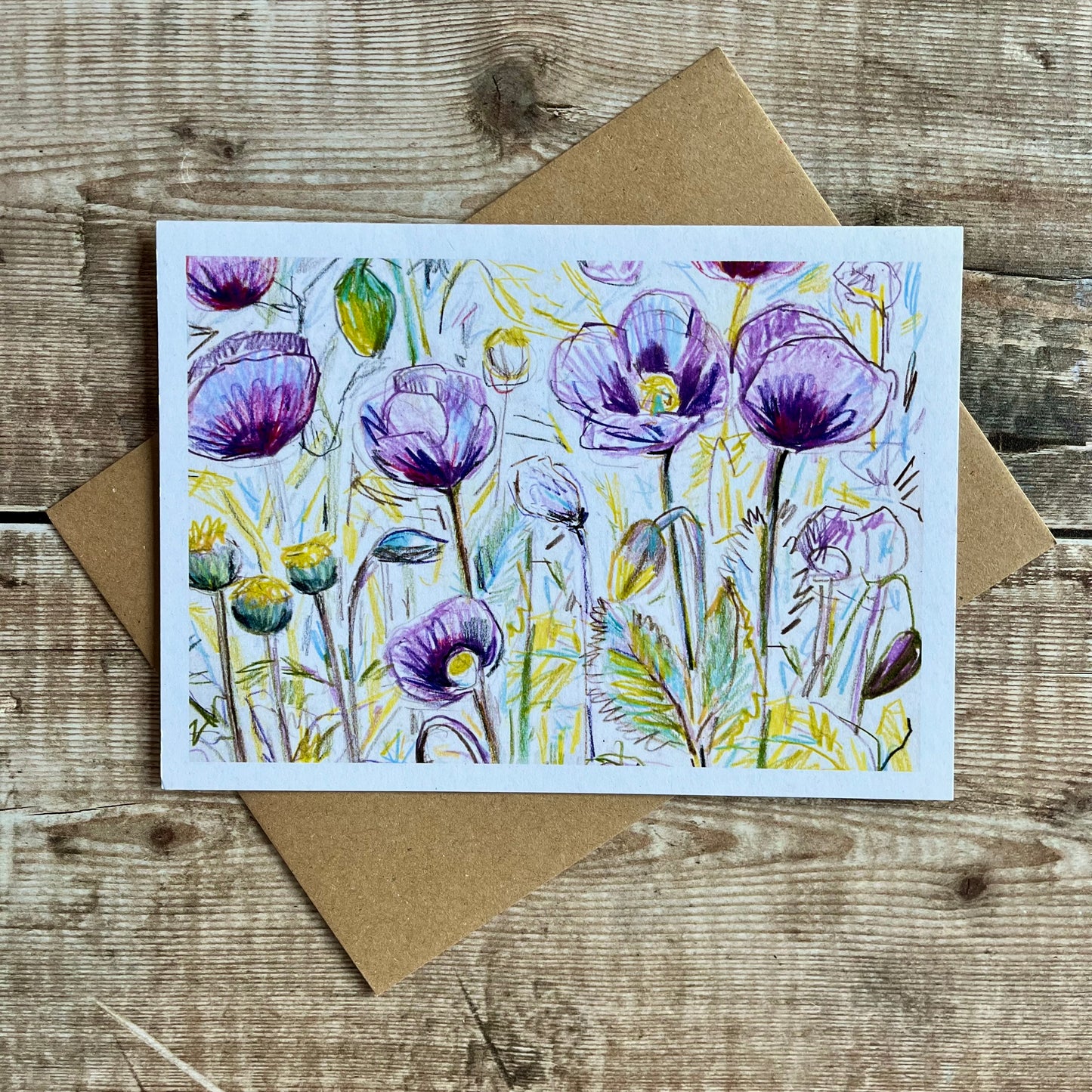 Purple poppies