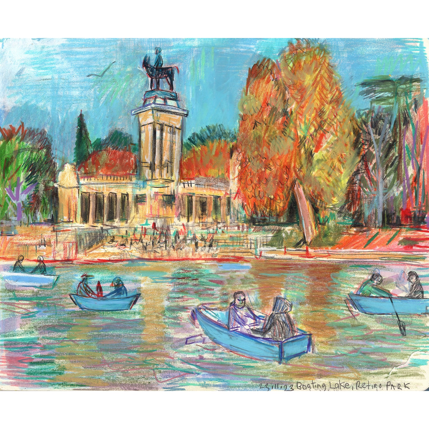 Boating Lake in Retiro Park