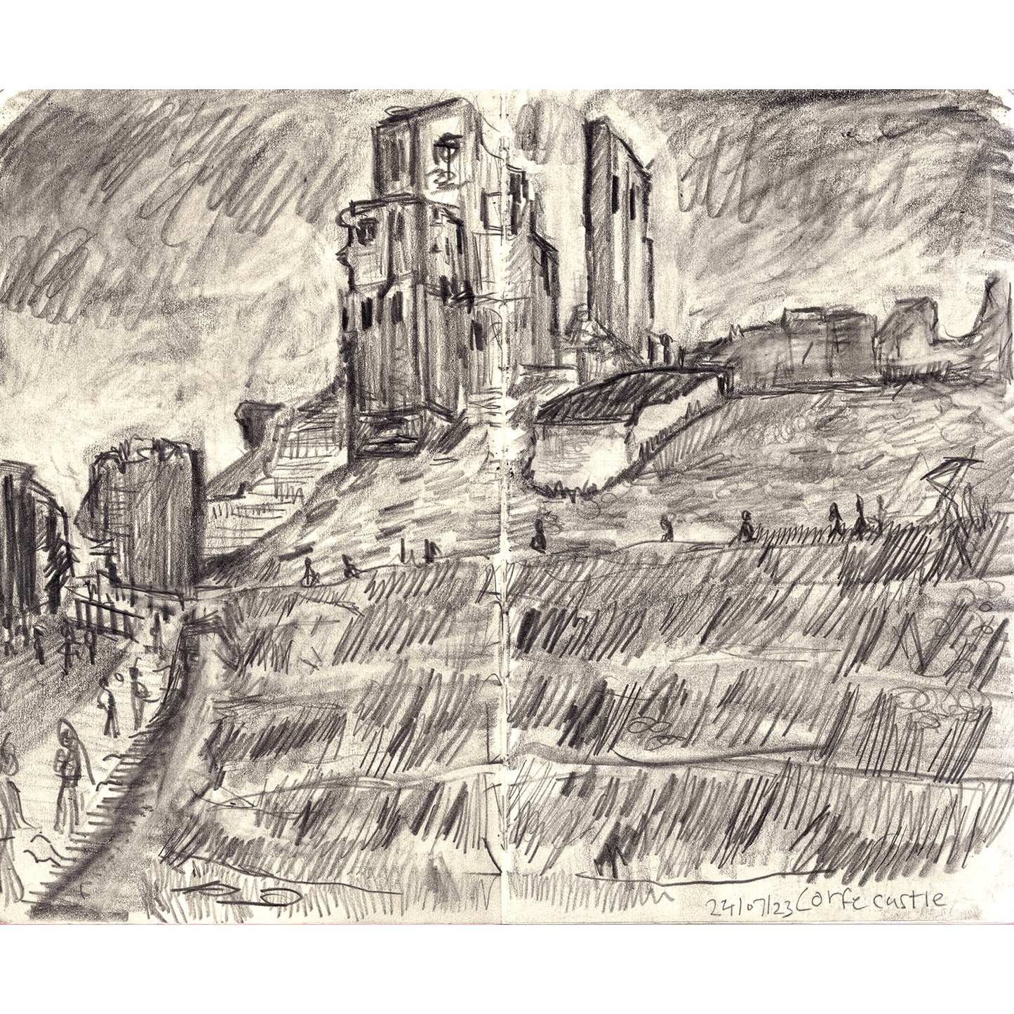 Corfe castle 1