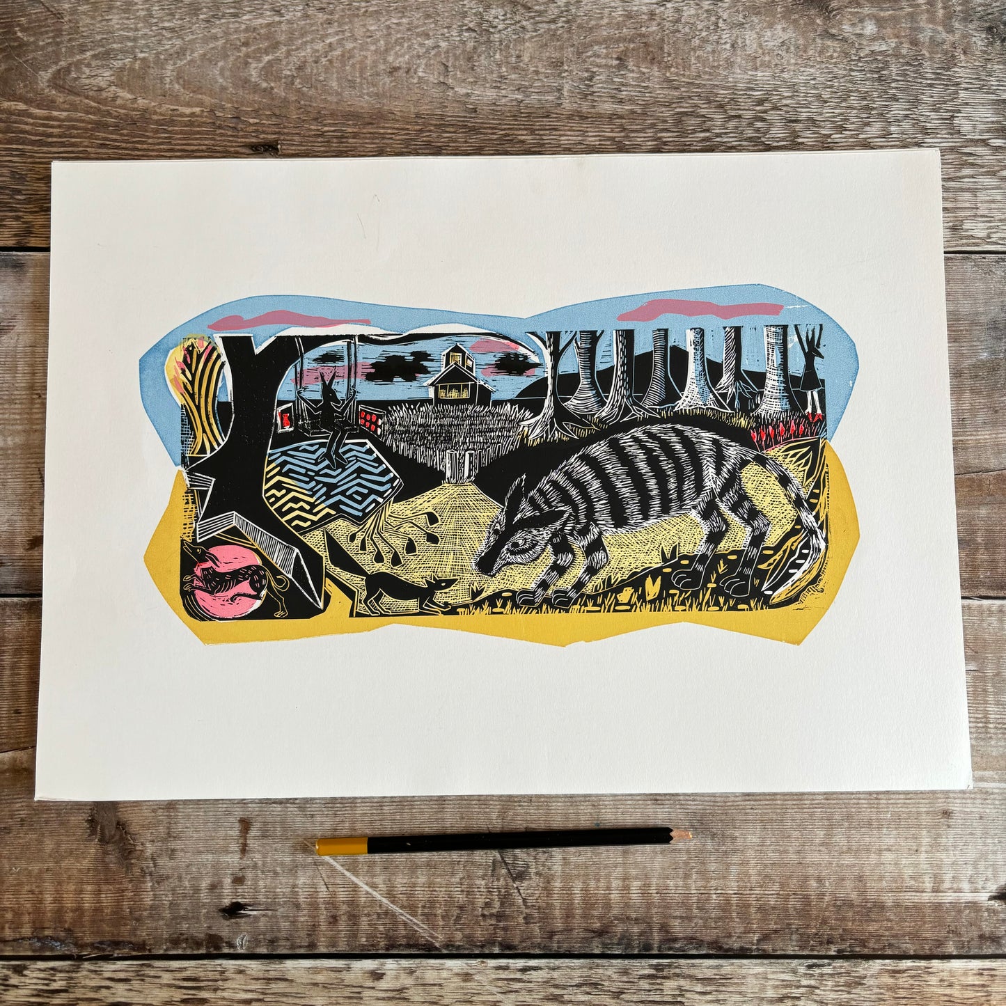 The Encounter - editioned print 1/2 price
