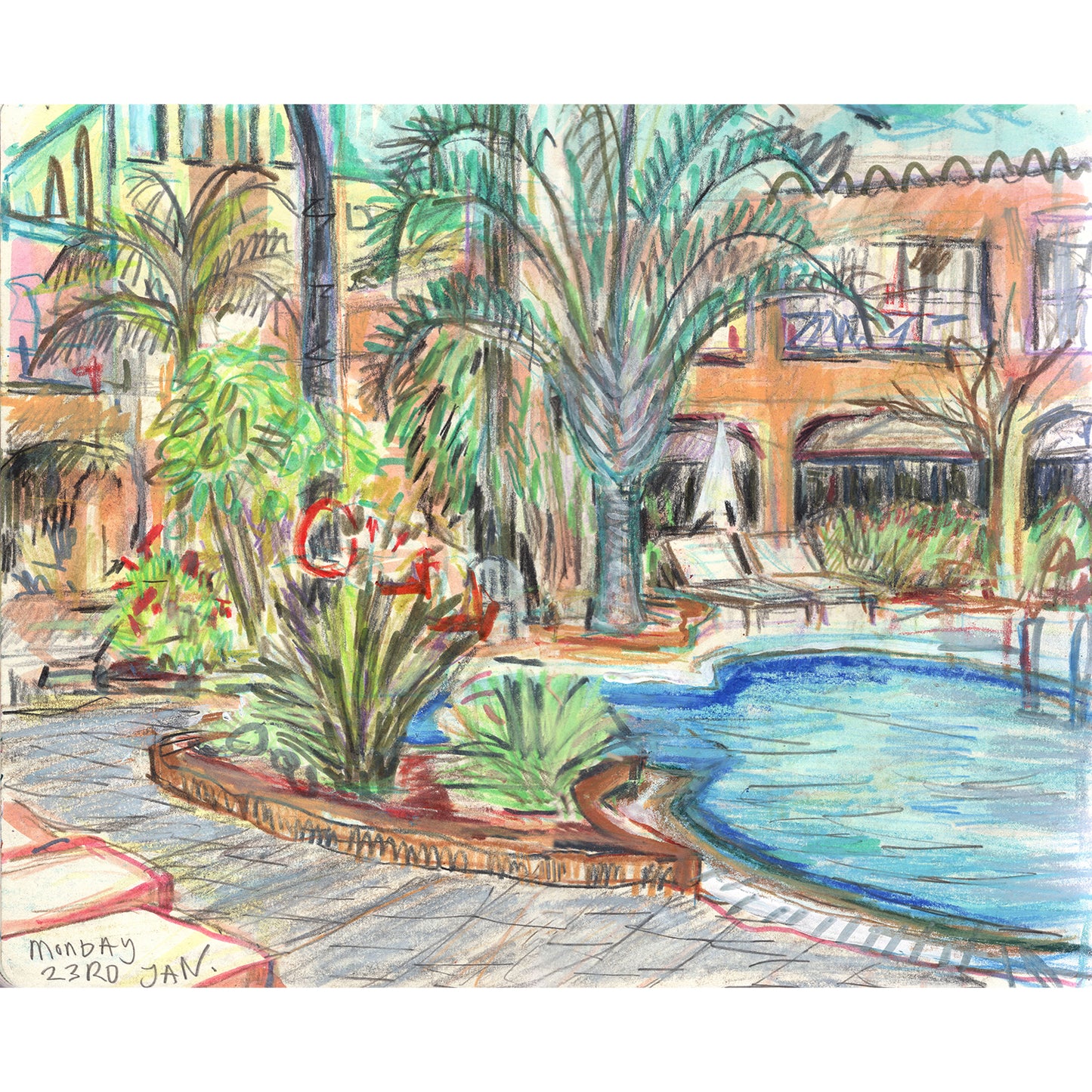 Corralejo pool