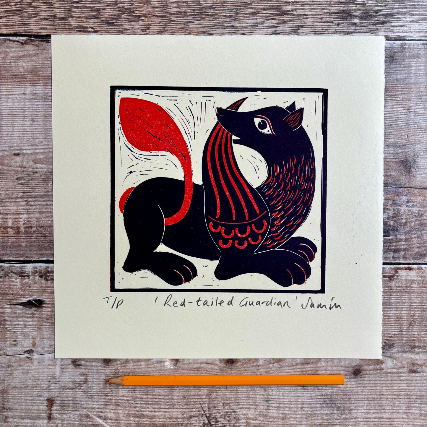 Red Tailed Guardian