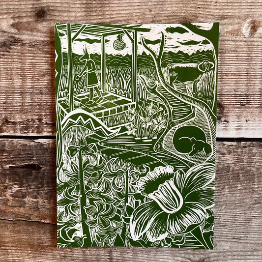 March at Holly Tree Cottage postcard