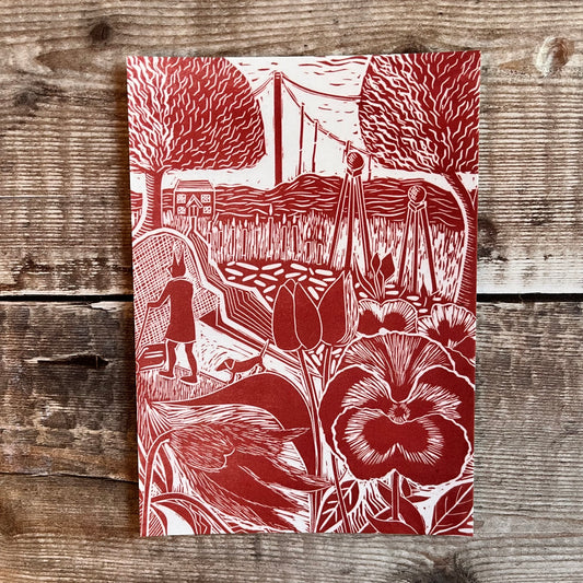 April at Holly Tree Cottage postcard