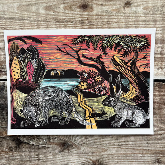Jack Rabbit and Cacti