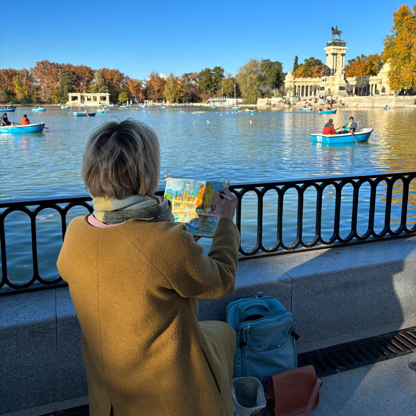 Boating Lake in Retiro Park