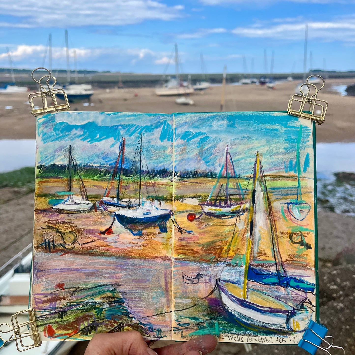 Boats at Wells-next-the Sea