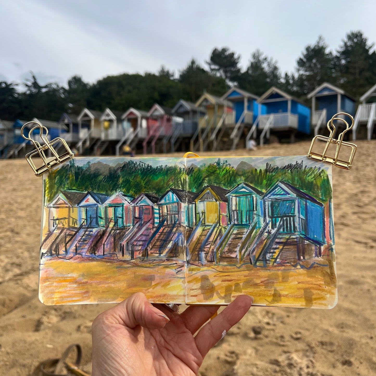 Wells beach huts