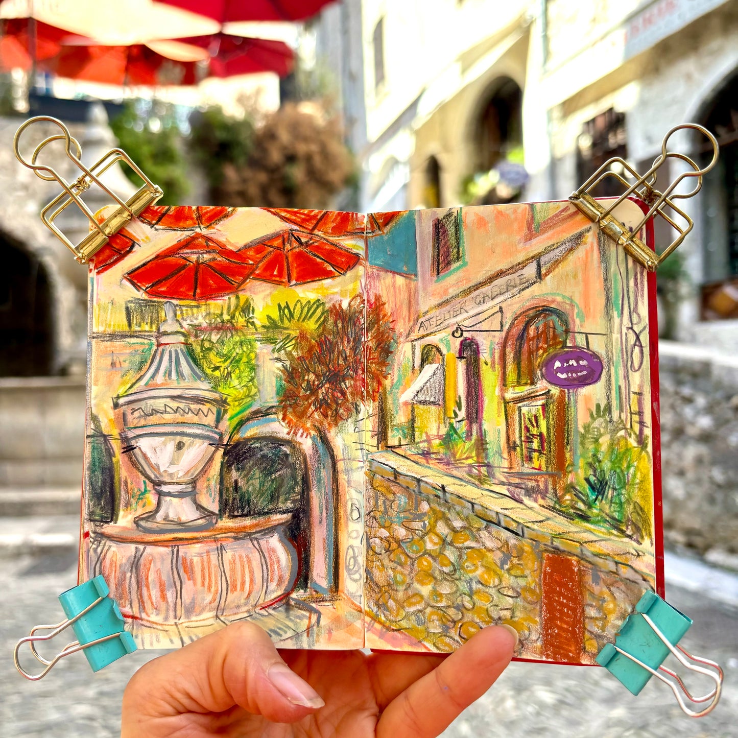 Saint Paul de Vence fountain