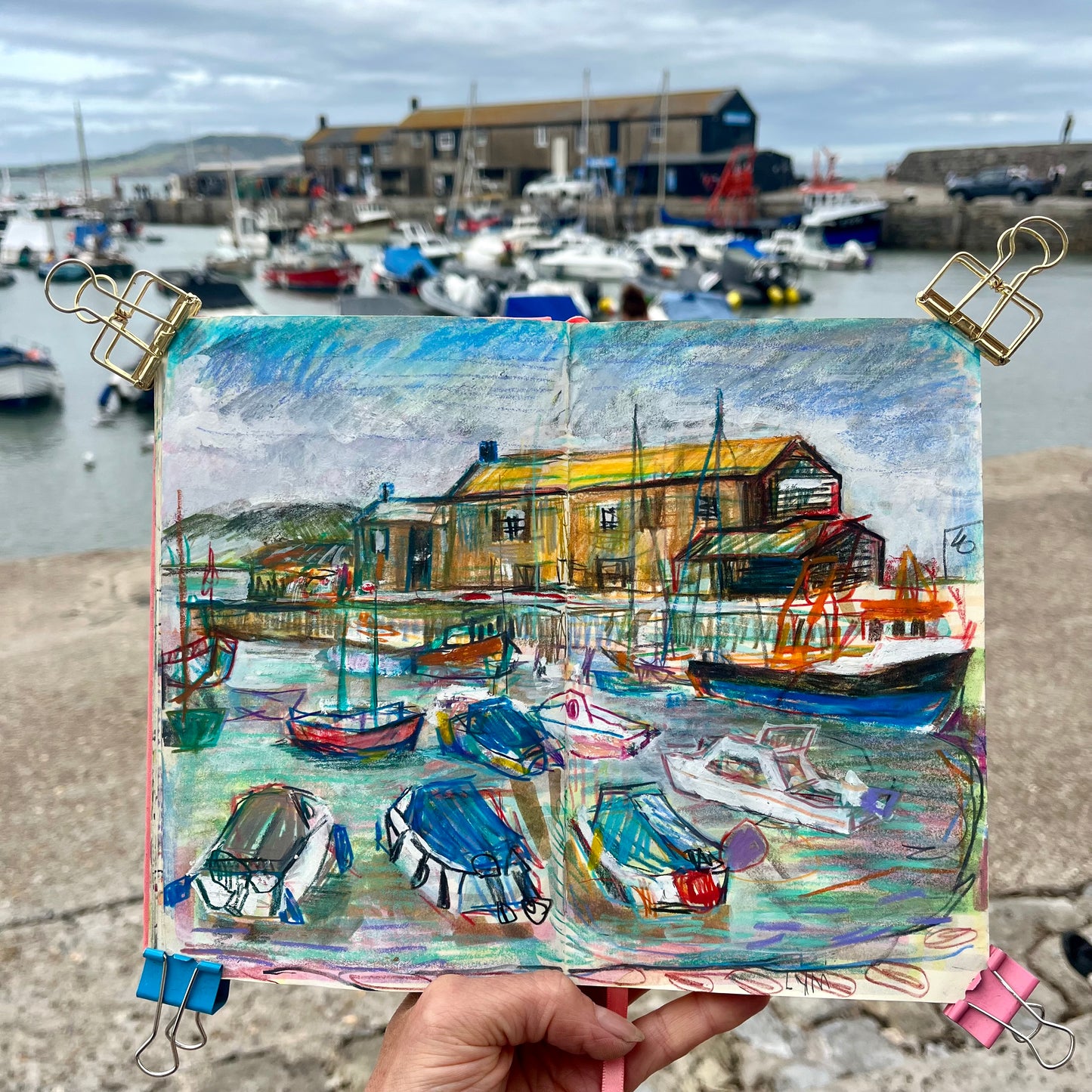 Lyme Regis harbour
