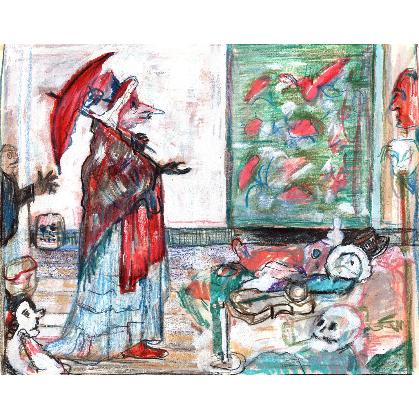 'Astonishment of Mask Wouse' James Ensor 1889