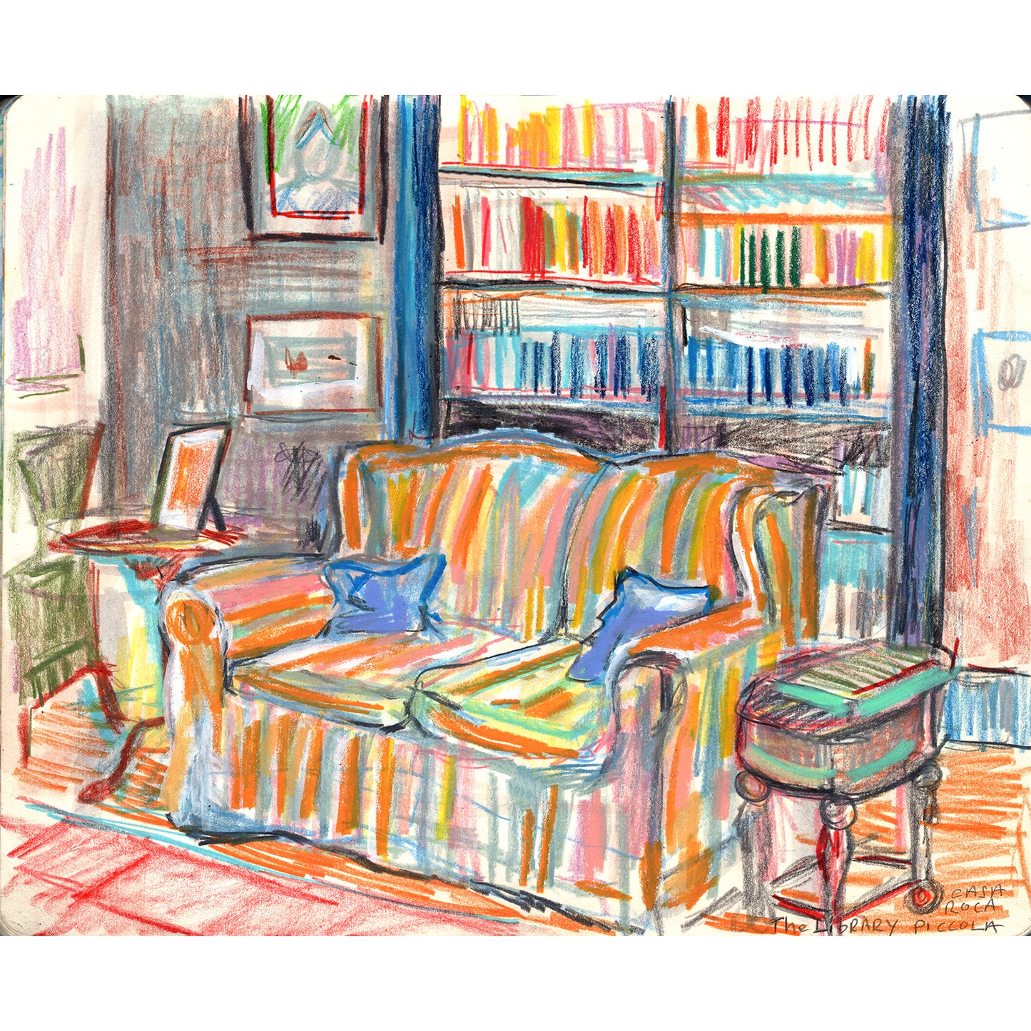 Casa Rocca Piccola, Valletta - The Library