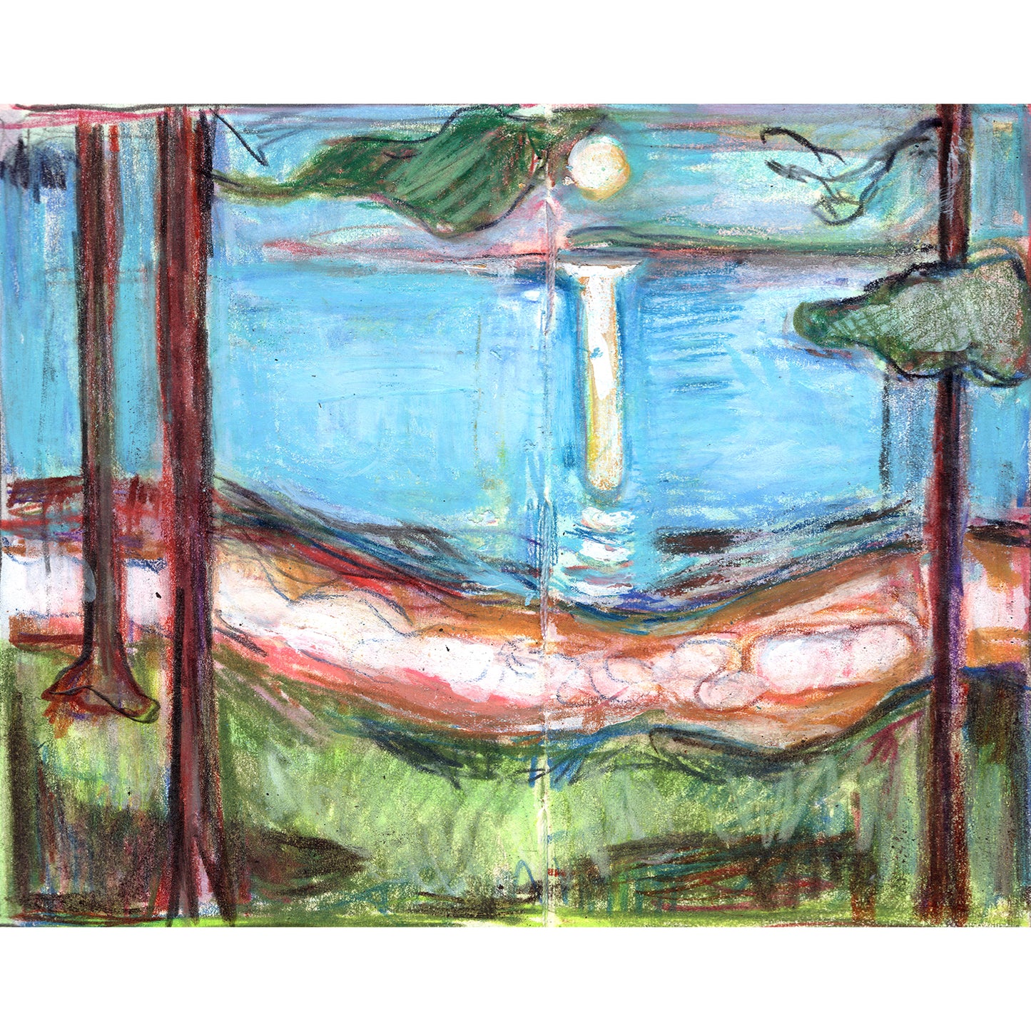 'Moonlight', 1895 Edvard Munch