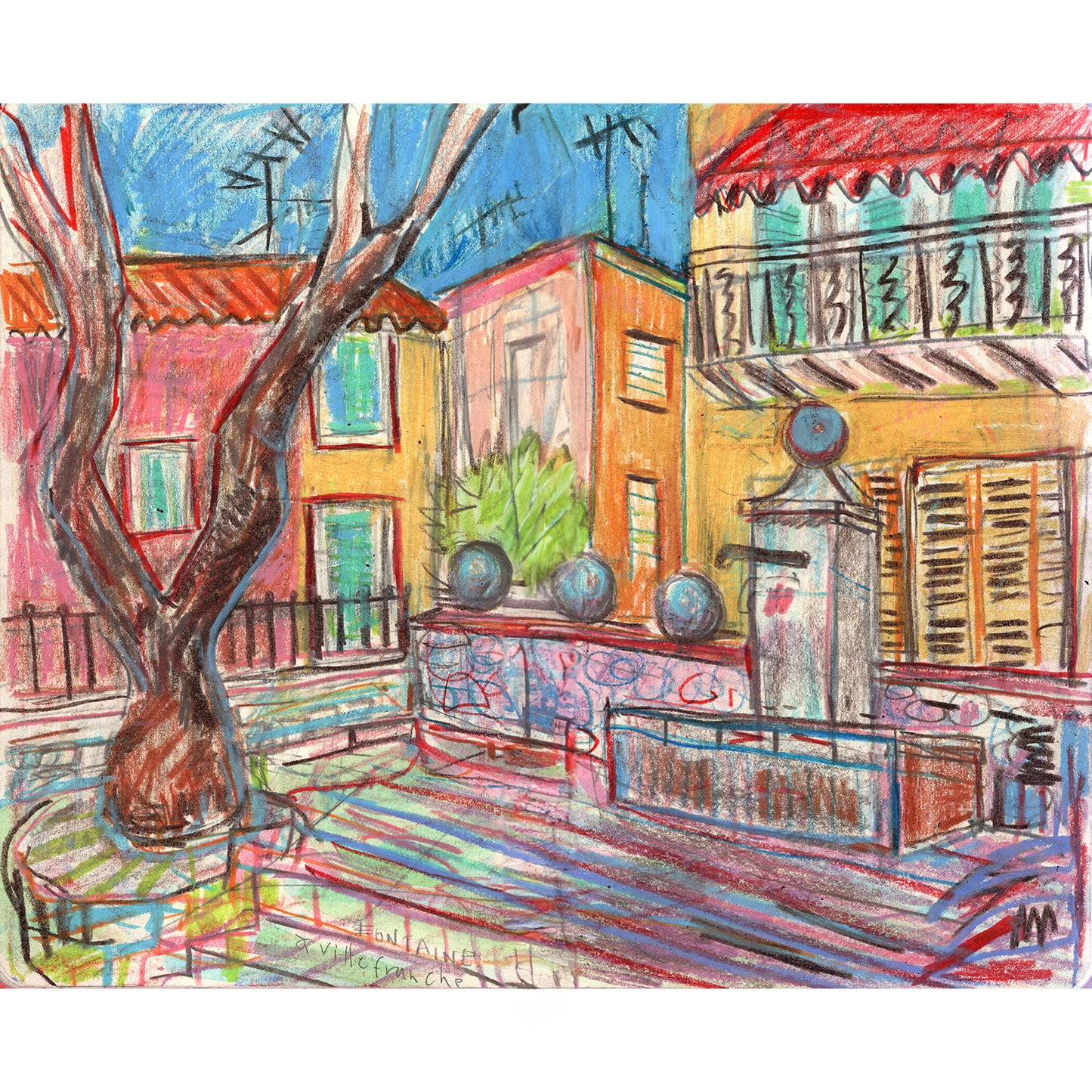 Villefrance Sur Mer - Place Felix Poullan
