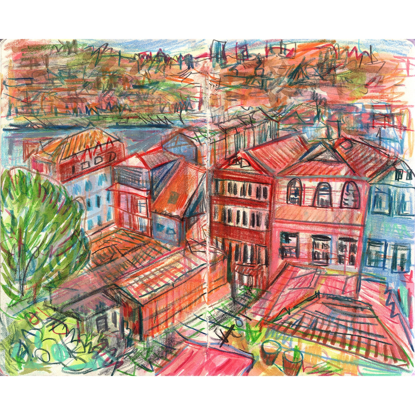 Porto - view from Santa Clara Church