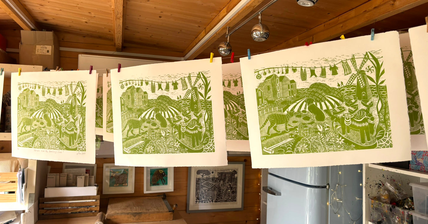 Marple and the Washing line