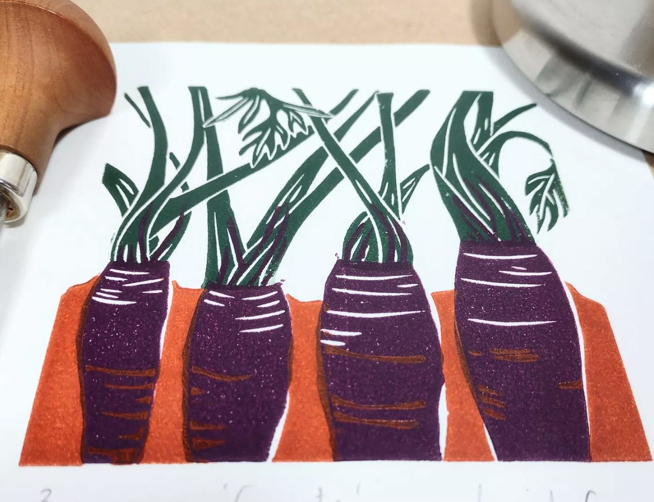 Multi block linocut