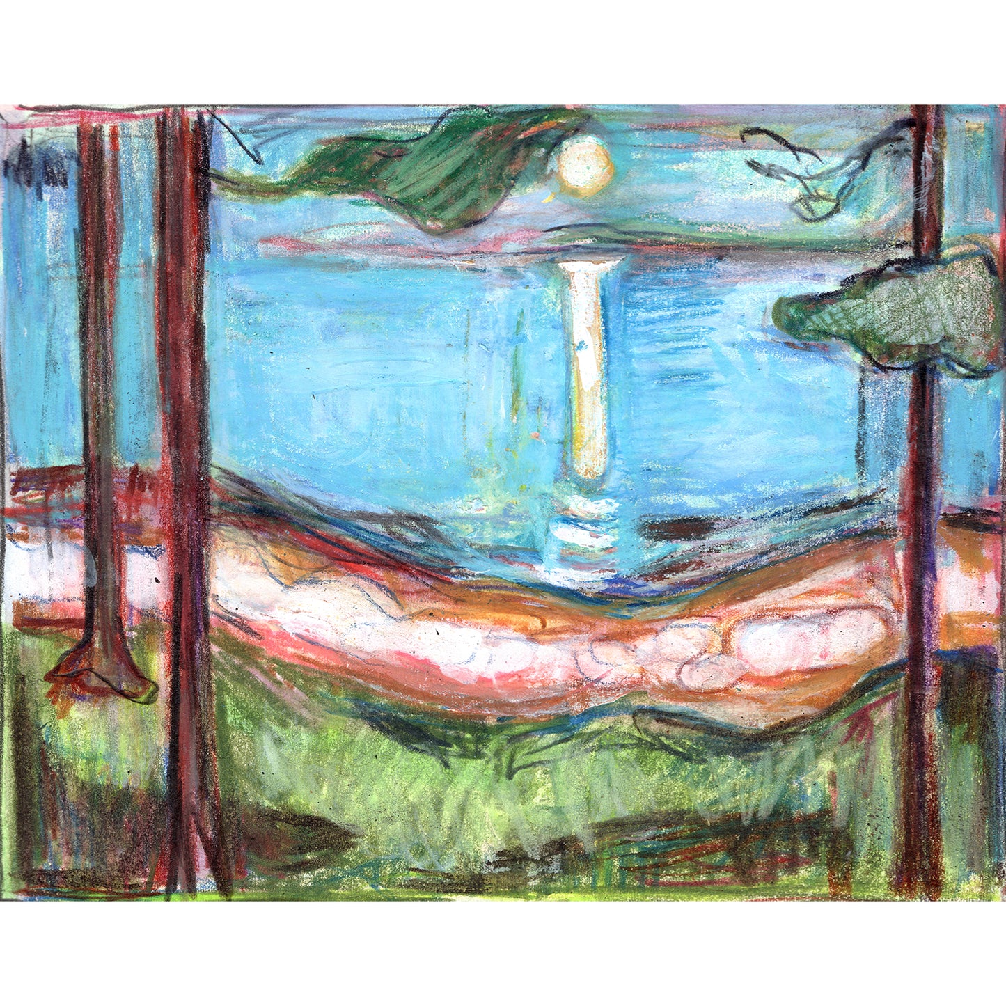 'Moonlight', 1895 Edvard Munch
