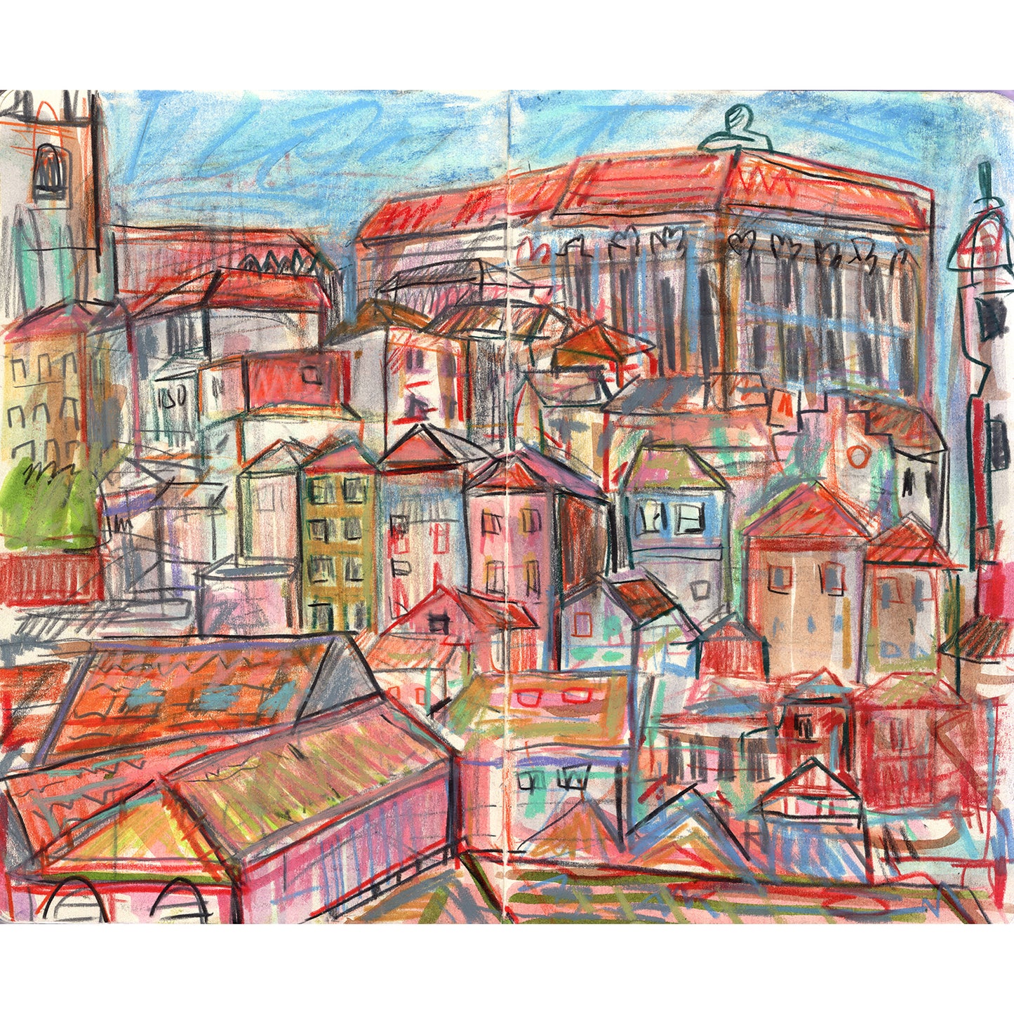 Porto roof tops