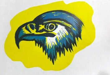 Reduction linocut