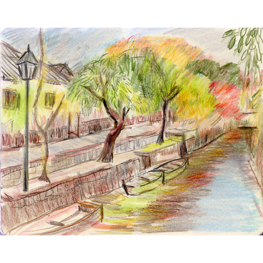 Kurashiki Canal, Early Morning