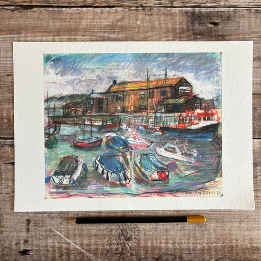 Lyme Regis harbour