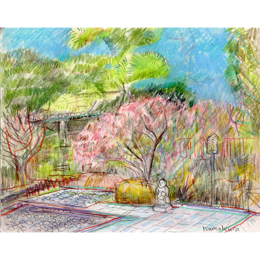 Spring Blossom, Hasedera Temple, Kamakura