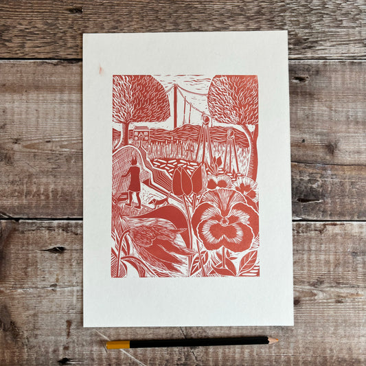 April at Holly Tree Cottage