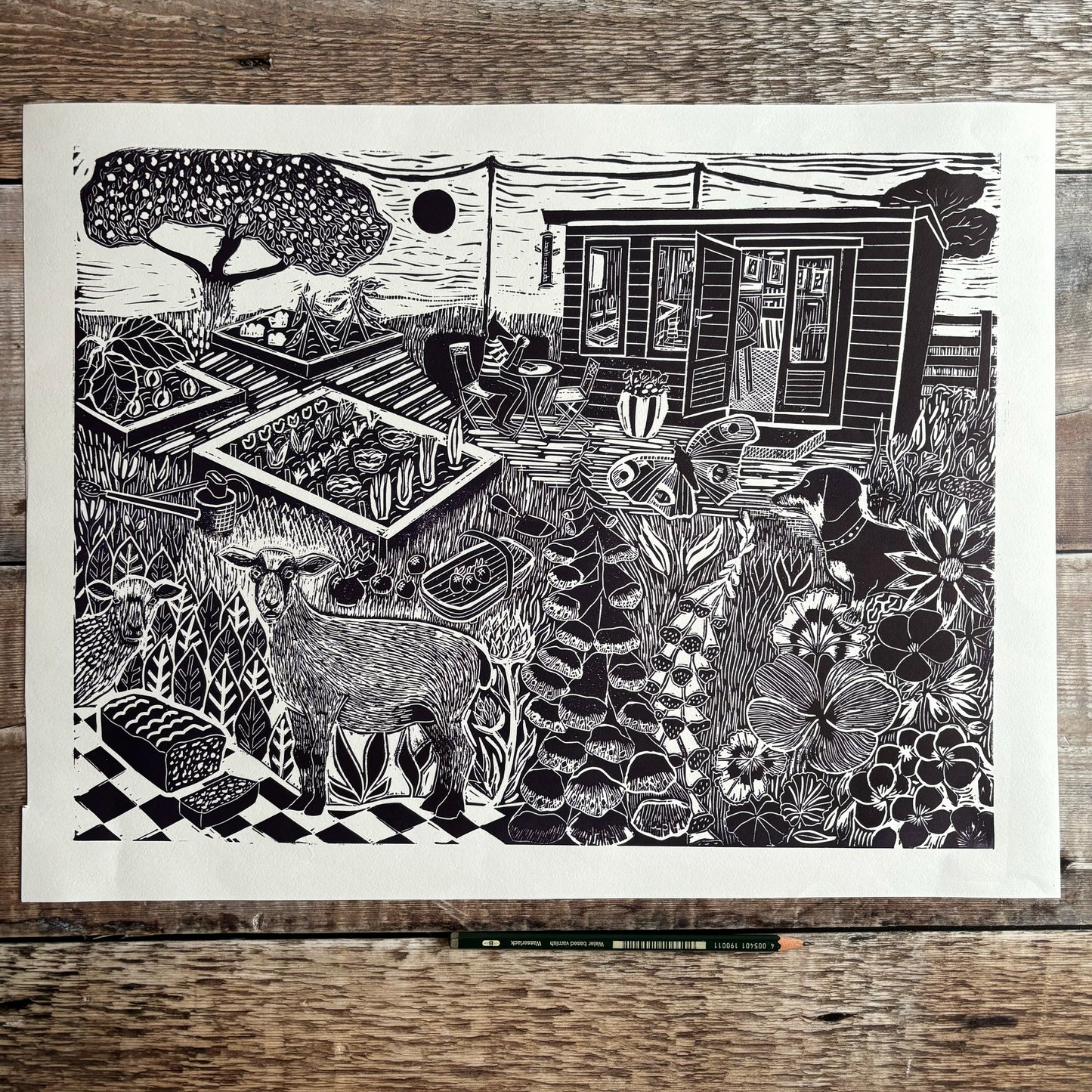 The Magnificence of midsummer - heritage rag paper