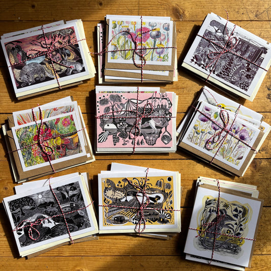 Lucky Dip Printed Cards (not hand-printed) 8 for £10