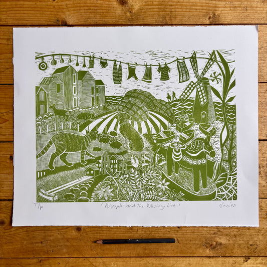 Marple and the Washing Line
