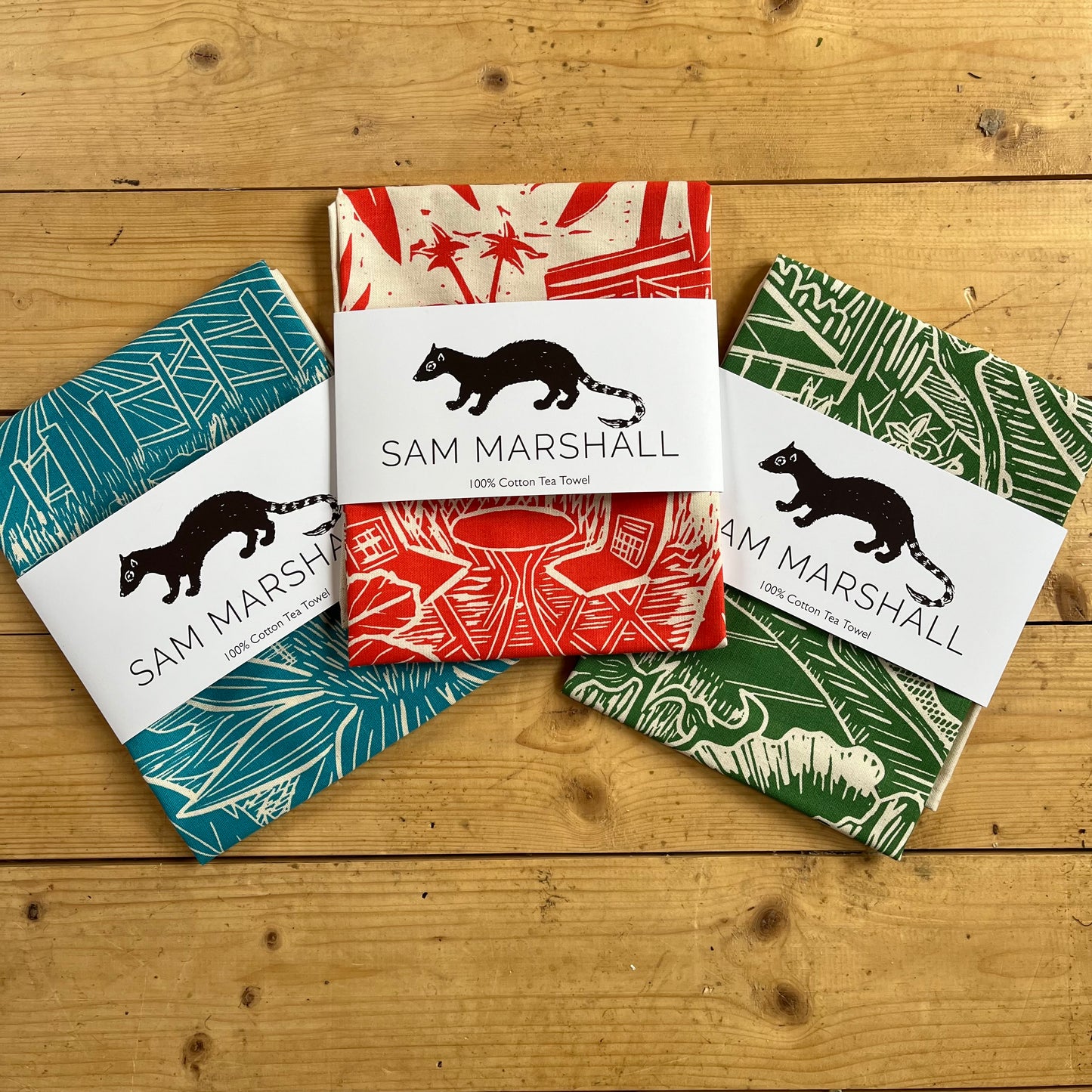 **Special Offer - All 3 Tea Towels for £32**