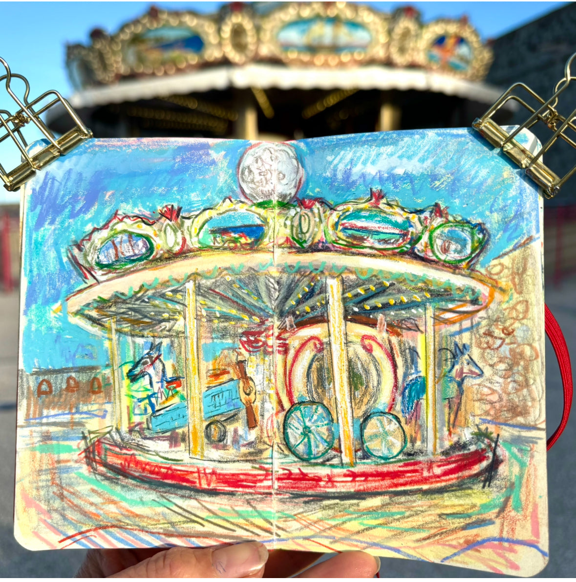 Advent Treat Day 8 -  Carousel, Antibes