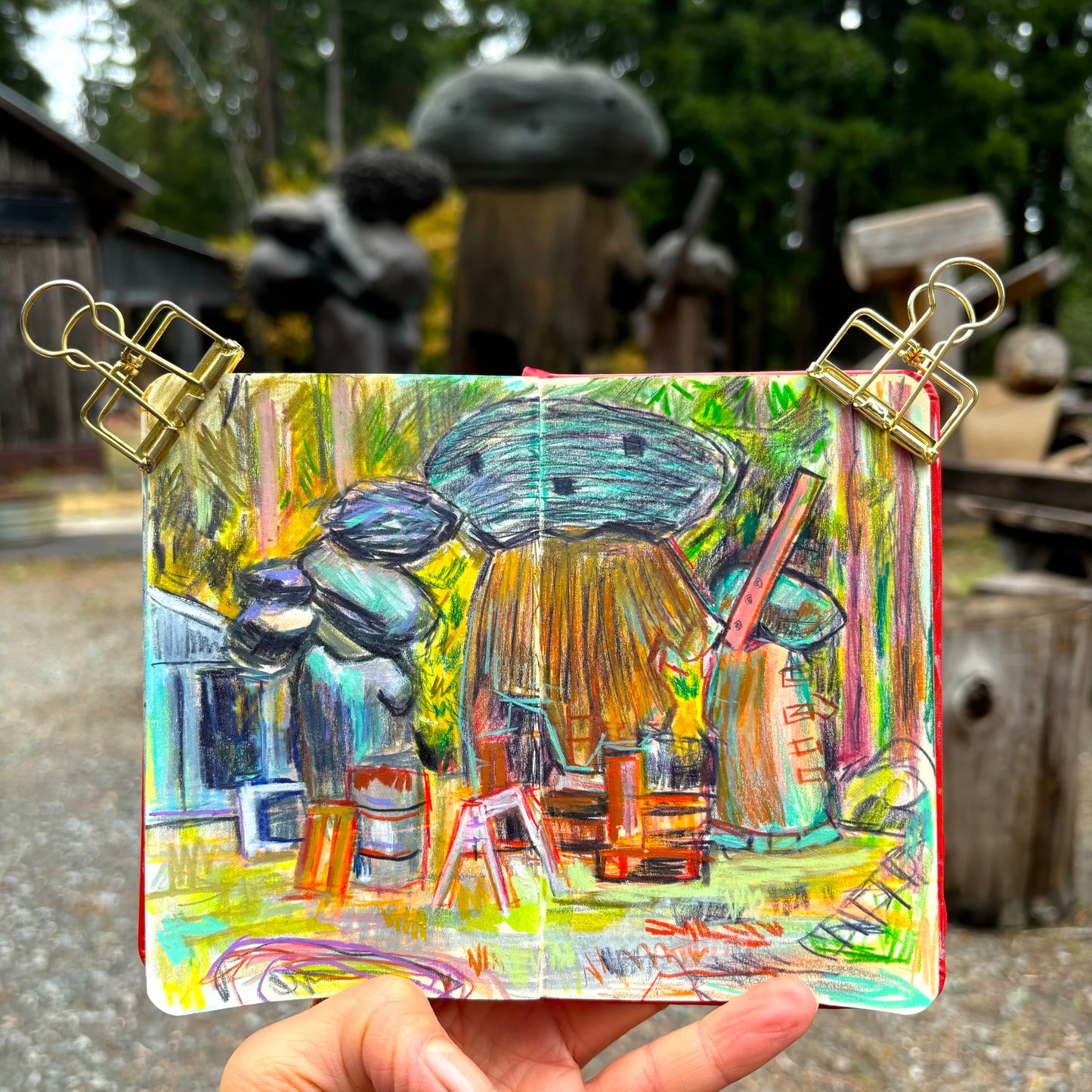 Bruce Johnson's Sculpture Yard