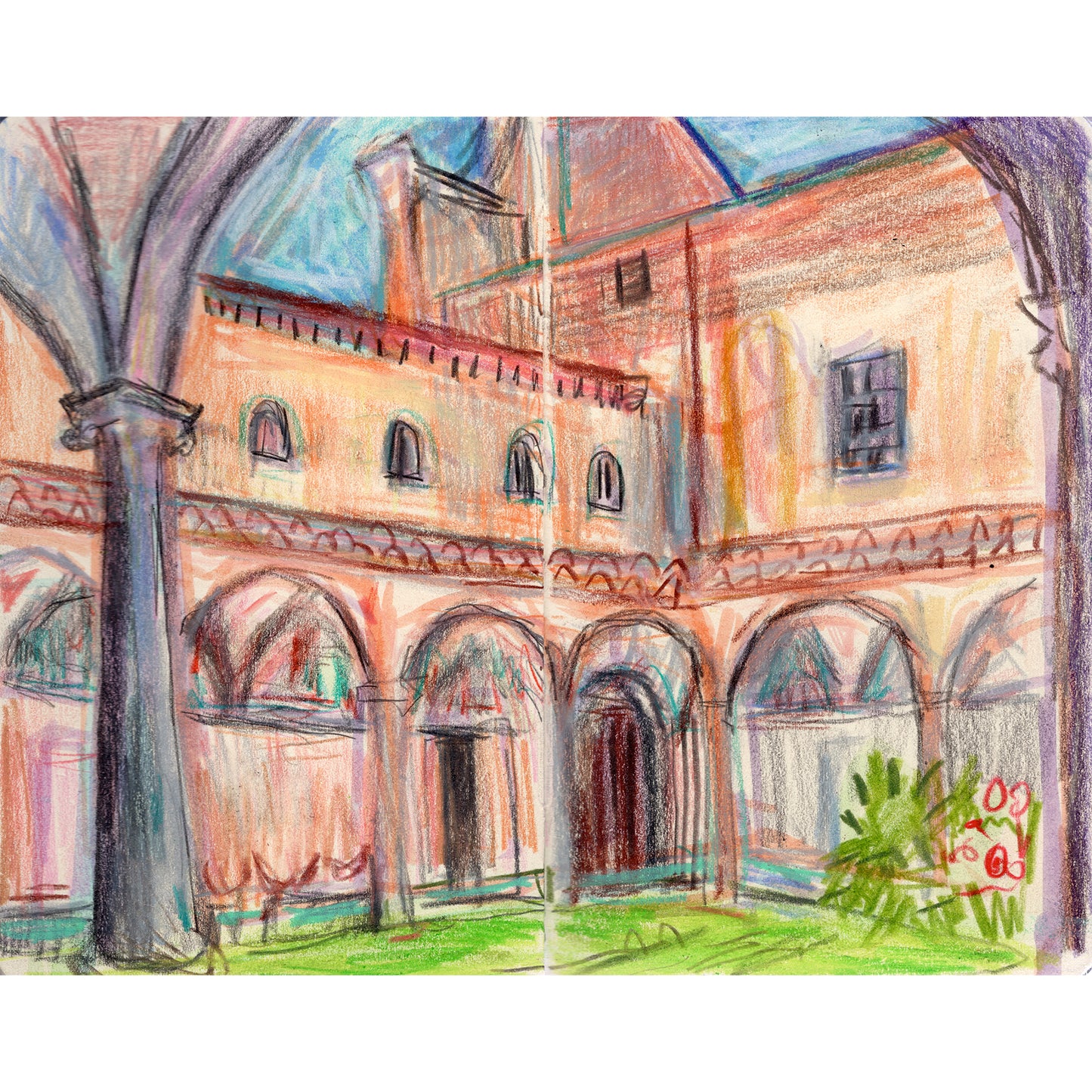 2025 : San Marco Cloister II, Florence