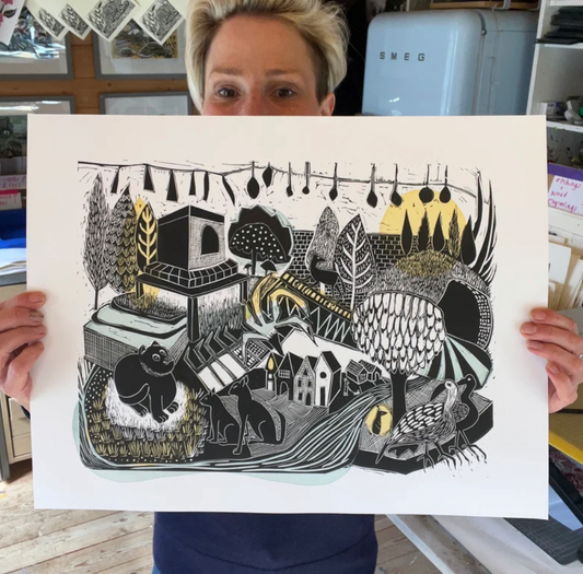 Three Black Cats - EDITIONED PRINT 1/2 PRICE